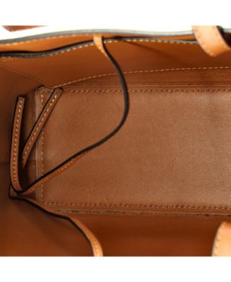 Mini Anagram Square Basket Tote Canvas