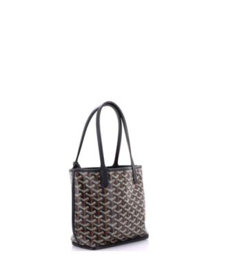 Mini Anjou Reversible Tote Coated Canvas