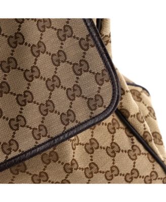 Medium Web Strap Flap Messenger GG Canvas