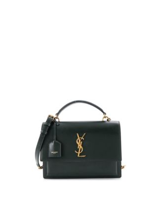 Medium Sunset Top Handle Shoulder Bag Leather