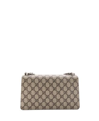 Small Dionysus Bag GG Coated Canvas with Crystal Embellished Metal