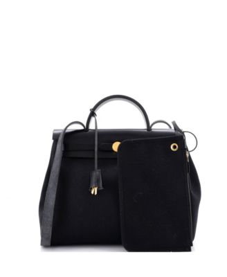 31 Herbag Zip Leather and Toile