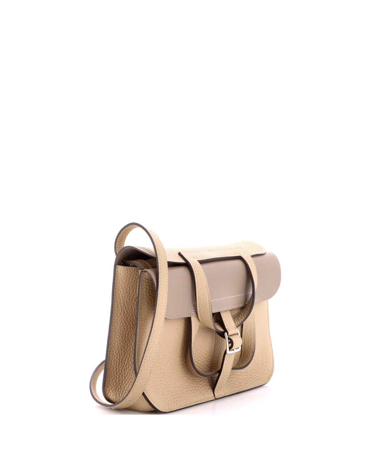 Pre-Owned HERMES 25 Halzan Bag Verso Clemence