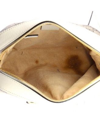 Small Horsebit 1955 Flap Pocket Camera Bag GG Coated Canvas and Leather