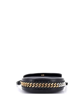 Medium Frayme Flap Shoulder Bag Faux Leather