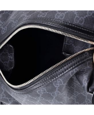 Interlocking G Patch Toiletry Case GG Coated Canvas with Leather