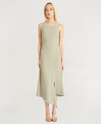 Women's Square Neck Midi Dress