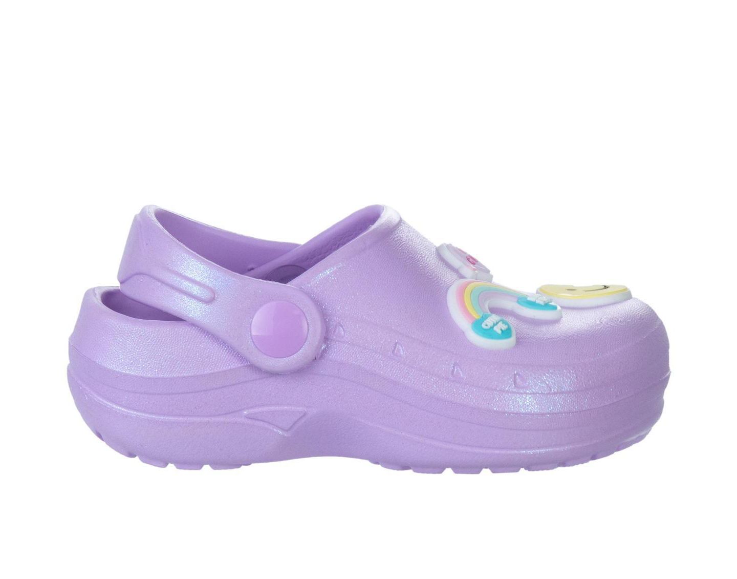 Сабо Sweethearts Candy & Rainbow Design Clogs для девочек, цвет: Фиолетовый — фото 2