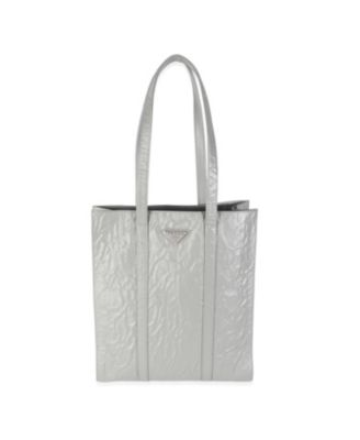 Slate Grey Nappa Small Antique Tote