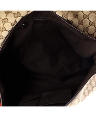 Medium Web Strap Flap Messenger GG Canvas