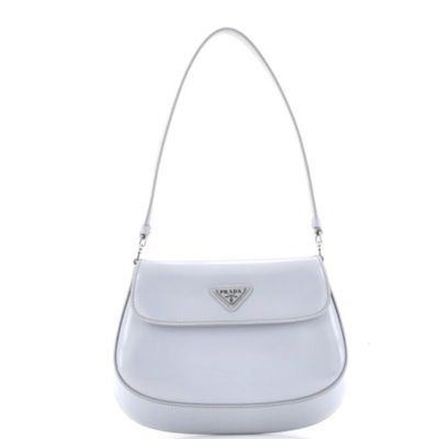 Small Cleo Flap Shoulder Bag Spazzolato Leather