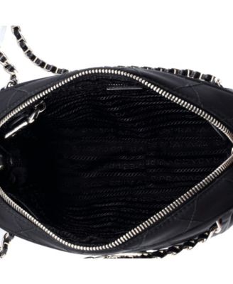 Small Camera Bag Quilted Tessuto