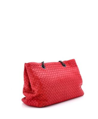 Medium Double Chain Tote Intrecciato Nappa