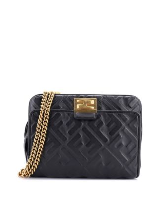 Upside Down Bag Zucca Embossed Leather