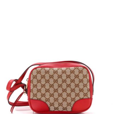 Mini Bree Disco Crossbody Bag GG Canvas with Leather