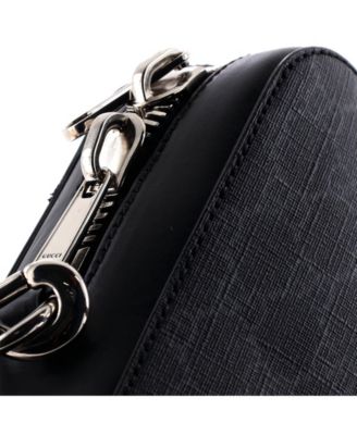 Medium Convertible Zip Around Briefcase GG Coated Canvas