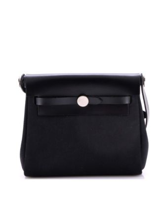 20 Herbag Zip Toile and Leather