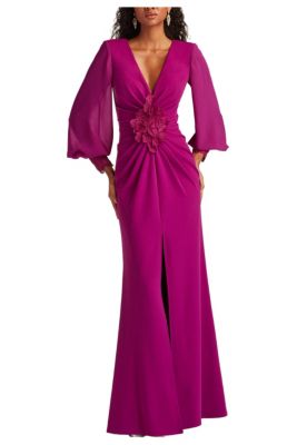 sachin and babi light blue dress Women's Long Formal & Black Tie Dresses