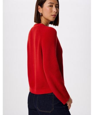 Women's Cotton V-Neck Cardigan