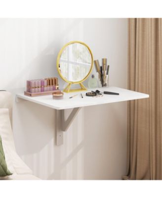 31.5 x 23.5 Inch Wall Mounted Folding Table for Small Spaces