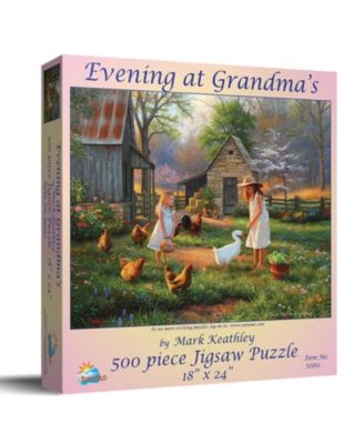 Evening at Grandma's 500 piece Jigsaw Puzzle for Adults Mothers Day