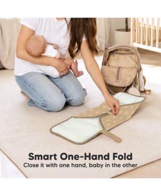 Flex Portable Changing Pad for Baby, Travel, Foldable Large Waterproof Baby Diaper Changing Mat for Diaper Bag