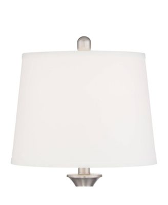 Arden 25" High Modern Table Lamps Set of 2 WiFi Smart Socket Glass Living Room Bedroom Bedside Nightstand