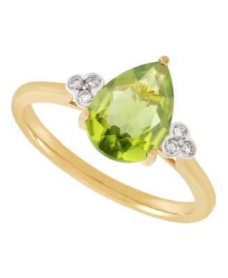 Amethyst (1-1/2 ct. t.w.) & Diamond Accent Ring in 14k Yellow Gold (Also Available in Multi-Stones)