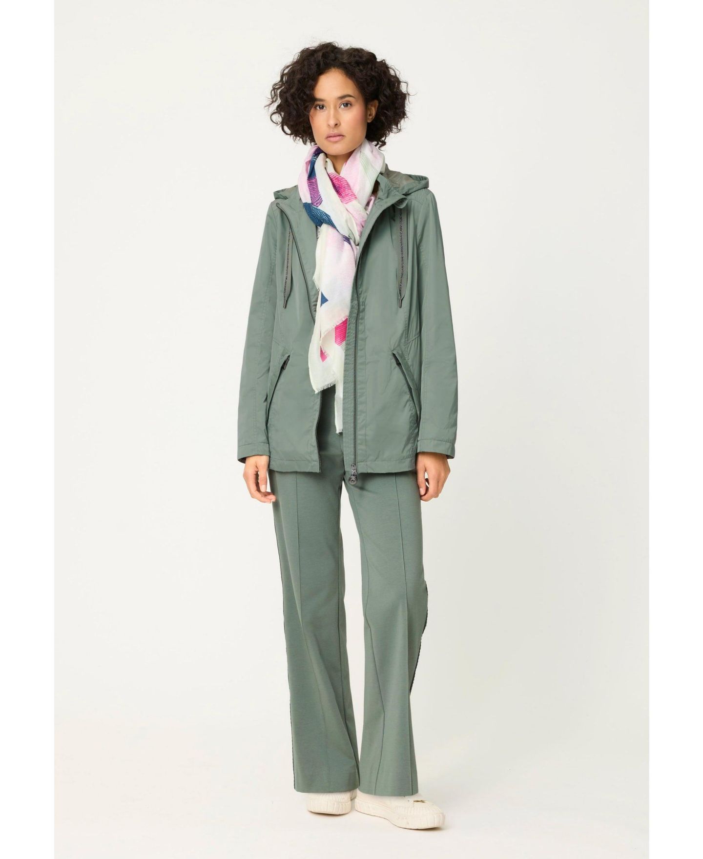 Женская куртка Olsen Jacket with Removeable Hood, цвет: Тёмный шалфейный — фото 6
