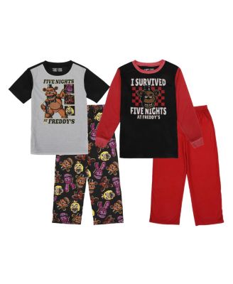 Big Boys I Survived 4-Pack Pajama Set-14