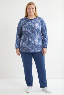 Plus Size Fleece Sweatshirt Set