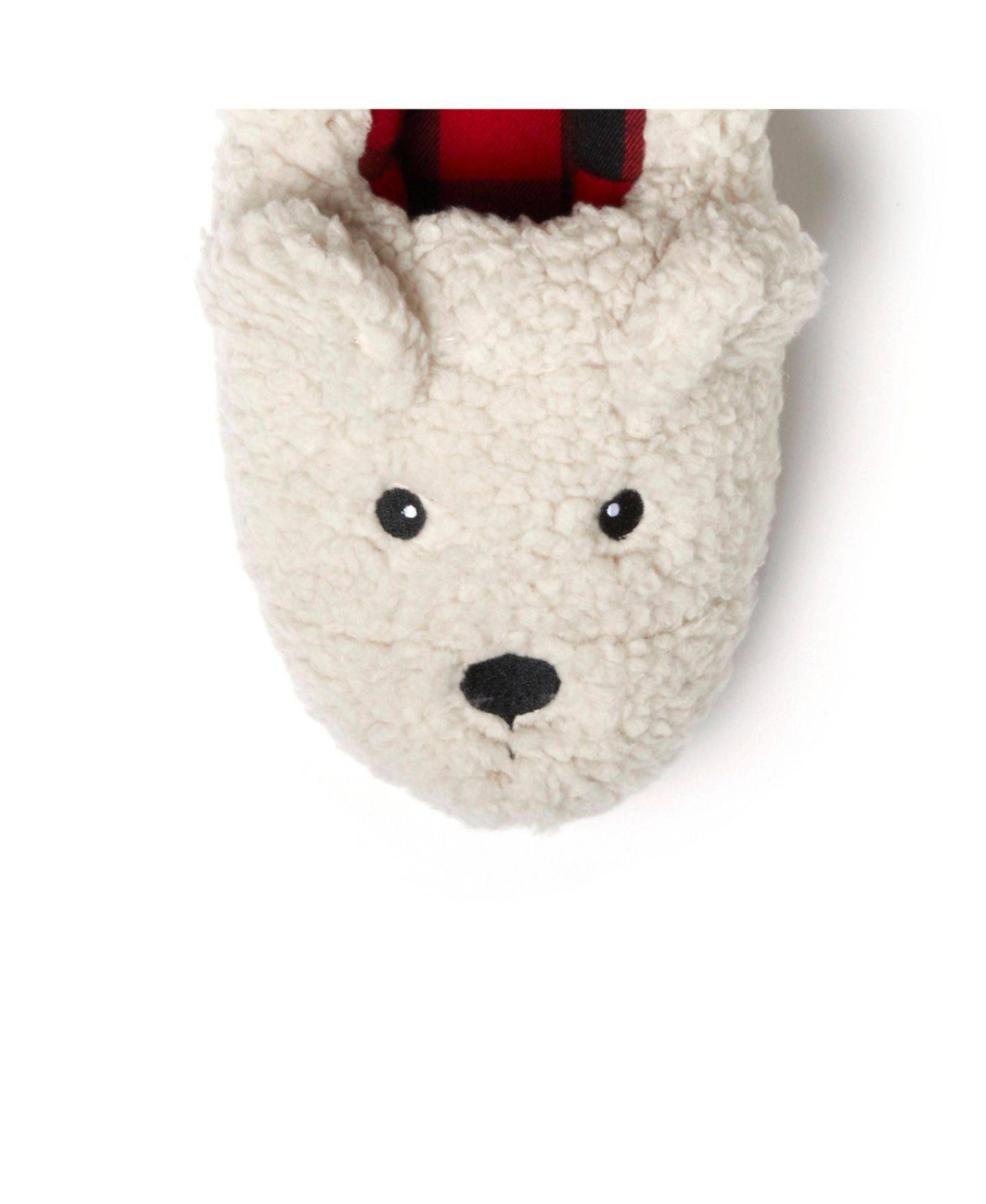 Тапочки Dearfoams Unisex Adult Animal Closed Back House Slipper - Santa, цвет: Creme Brulee — фото 6