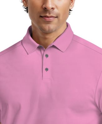Men's Solid Cooling Texture Polo Shirt