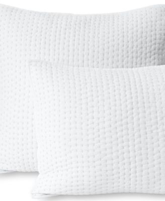 Seed Stitch Quilted Pillow Sham