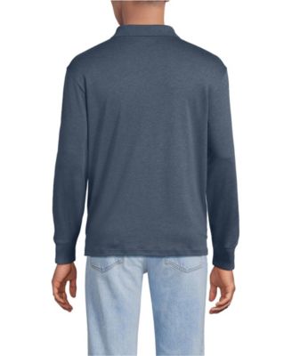 Men's Long Sleeve Cotton Supima Polo Shirt