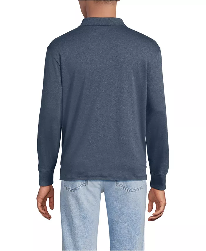 Men's Long Sleeve Cotton Supima Polo Shirt - thumbnail 10