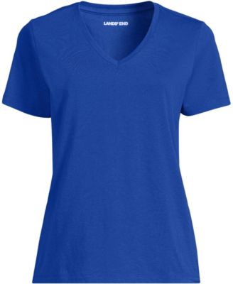 Plus Size Supima Cotton V-Neck T-Shirt