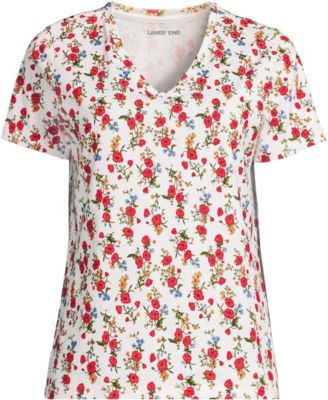 Plus Size Supima Cotton V-Neck T-Shirt