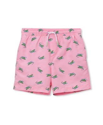 Boys Chlorine Resistant 5in Swim Trunks with Mesh Liner