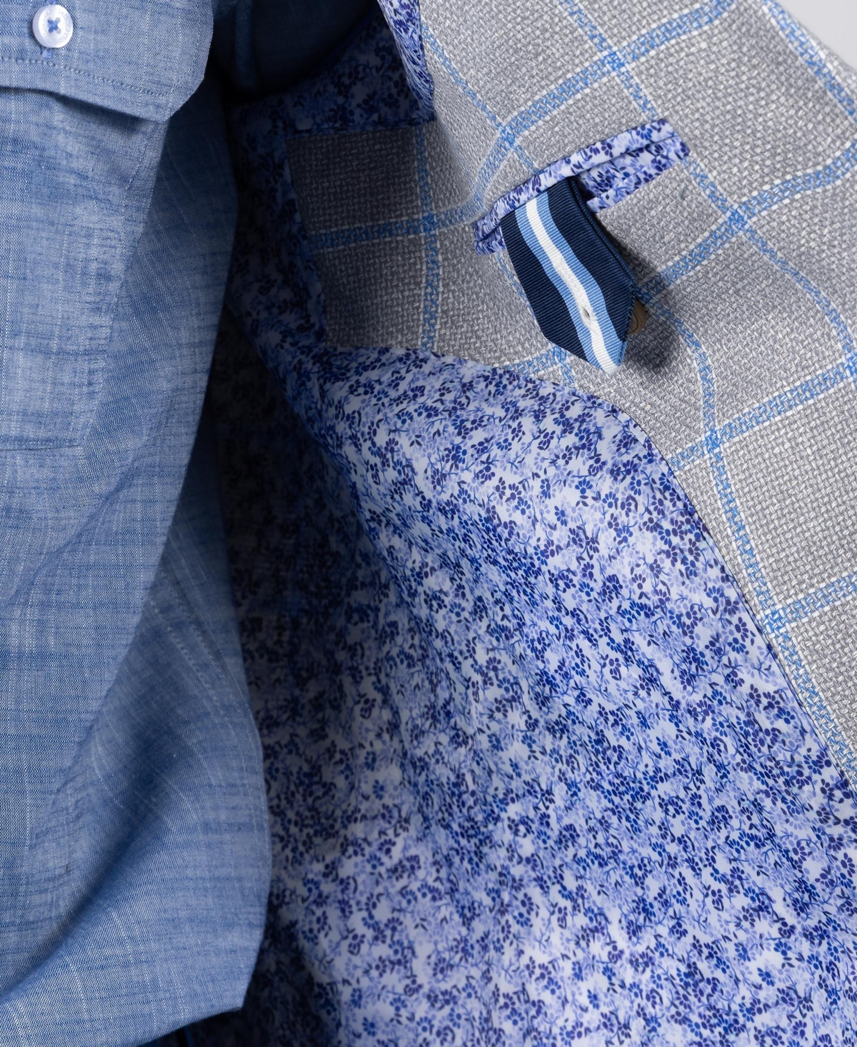 Tailorbyrd Men's Yarn Dye Windowpane Sport Coat