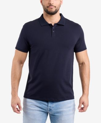 X RAY Men's XRAY Short Sleeve New Rib Polo