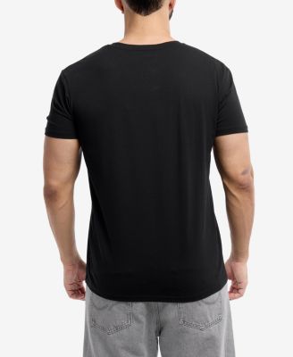 XRAY Men's Basic Henley Neck Short Sleeve T-Shirt