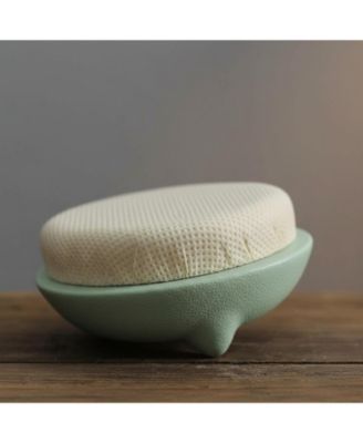 Ceramic Jar Embossed Cat Small Candy Dish Sugar Bowl Storage Canister Airtight Seal Lid