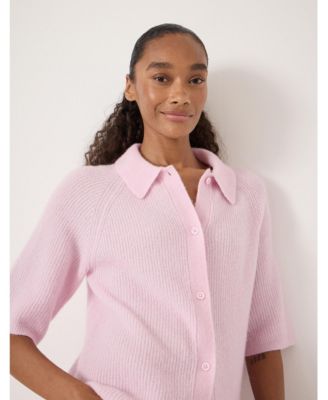 Women's Jinny Wool Blend Short Sleeve Cardigan