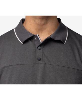 XRAY Men's Short Sleeve Pieced Pique Tipped Polo