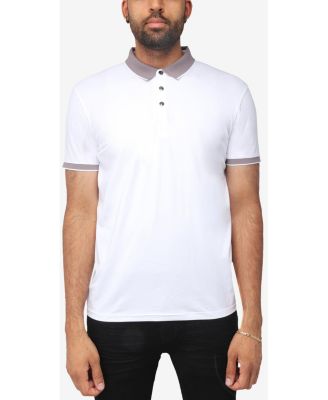 XRAY Men's Short Sleeve Snap-Placket Polo