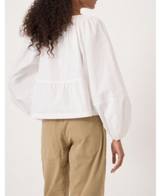 Women's Beck Cotton Peplum Blouse