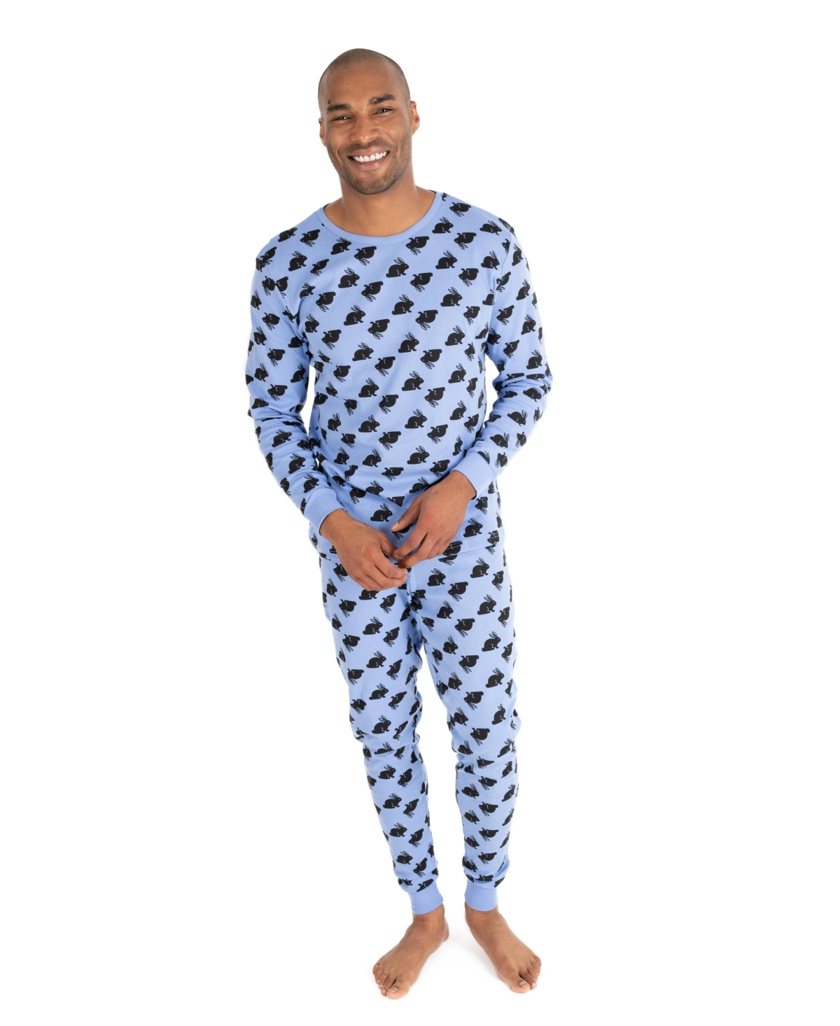 Leveret Men's Matching Family Two Piece Cotton Easter Pajamas