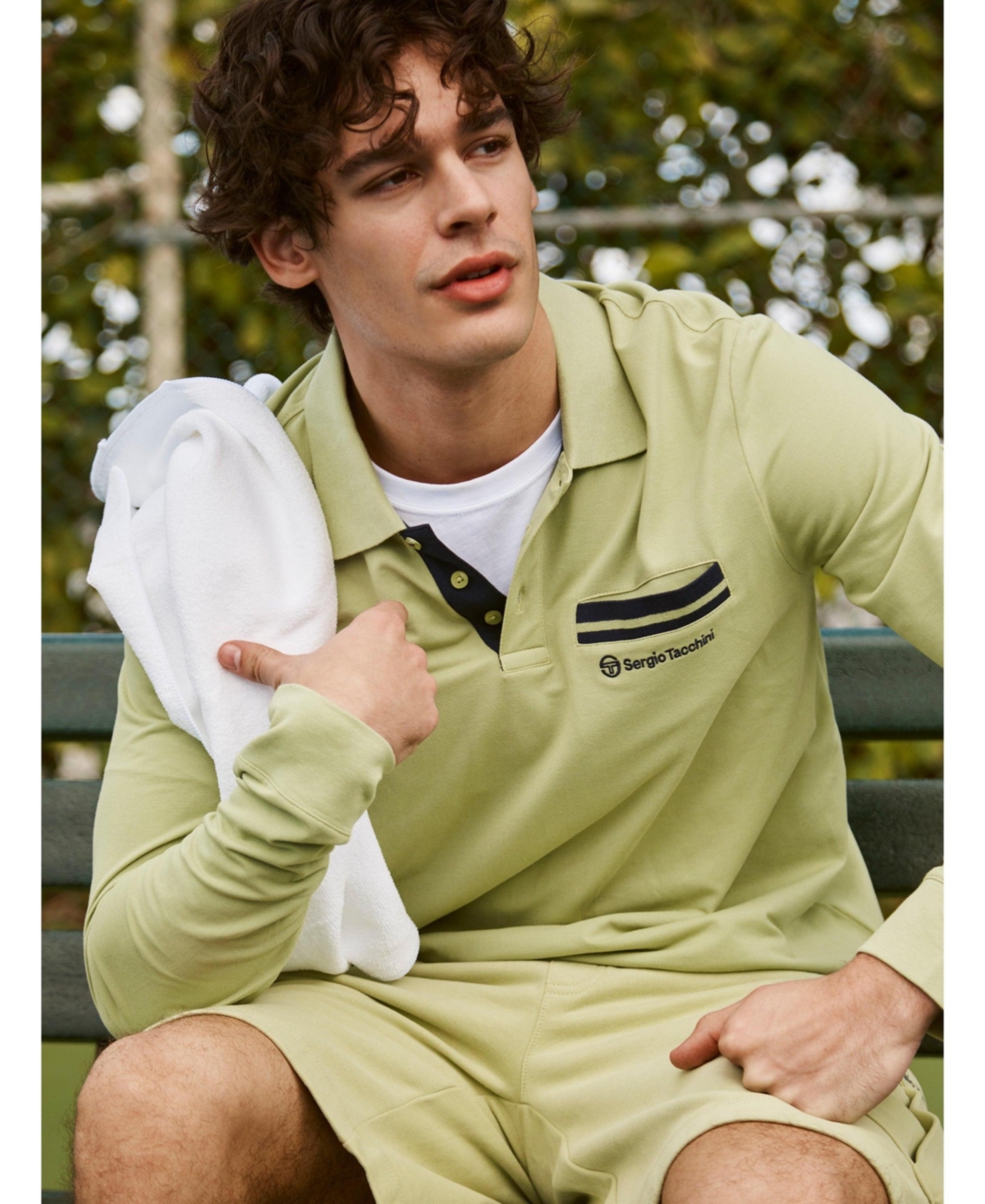 Sergio Tacchini Men's Dario Long Sleeve Polo