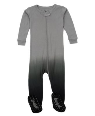 Baby Matching Family One Piece Footed Cotton Long Sleeve Tie Dye Pajamas.